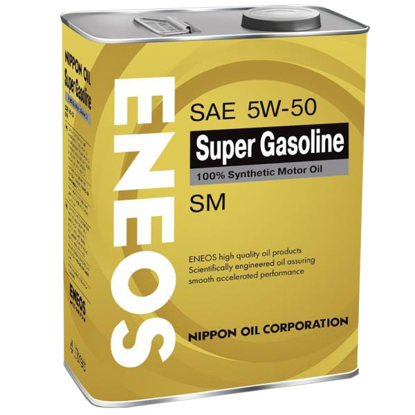 Моторное масло Eneos Super Gasoline Synthetic 5W-50, 4л
